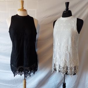 HeartSoul Sleeveless Lace tops